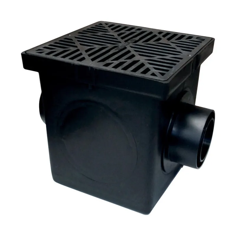 Double Outlet Catch Basin Kit, 12 In. X 12 In.