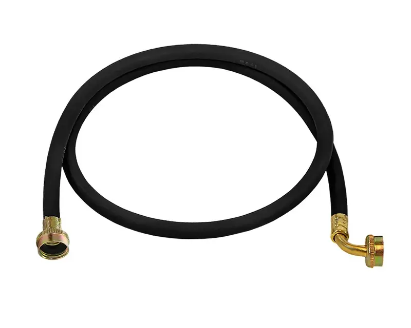 3/8 In. W X 6 Ft. L Rubber Washing Machine Hose