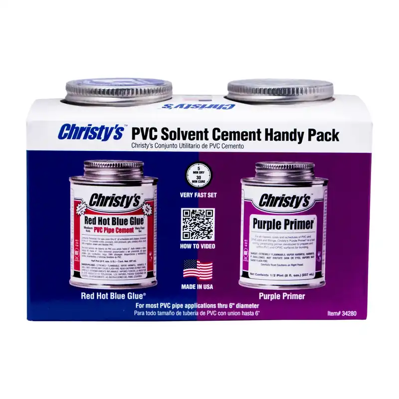 8 Oz Blue/purple Primer And Cement For Cpvc/pvc - Model 505196