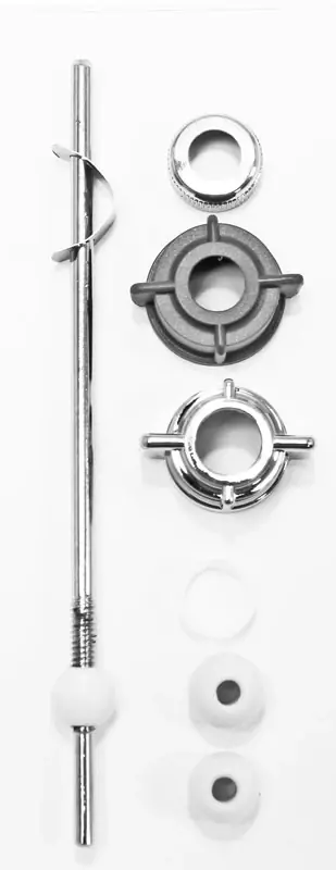 Chrome Metal/plastic Ball Rod Assembly Kit - Model Pf0904 - 8 Pieces
