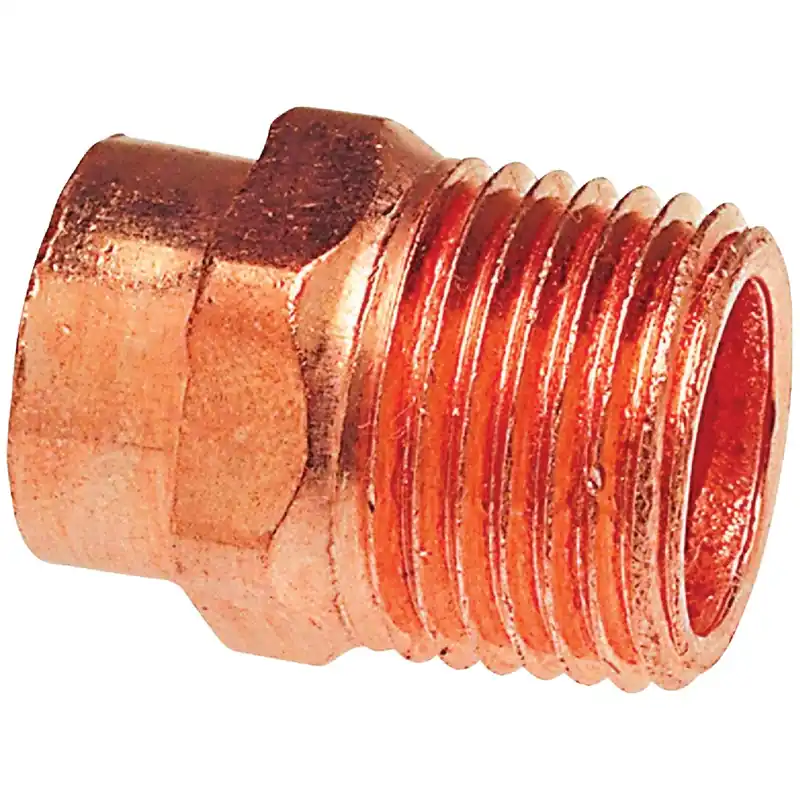 1-1/2 In. Copper X 1-1/2 In. D Mip Copper Pipe Adapter 1 Pk