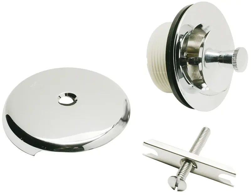 Polished Chrome Lift ‘n Turn Bath Drain Trim Kit For 1-1/2" And 1-3/8" Drains