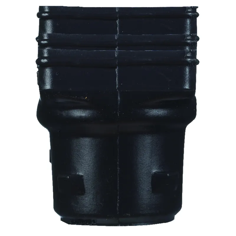 3-1/4 In. Barb X 2 In. D Barb Polyethylene 4 In. Downspout Adapter 1 Pk