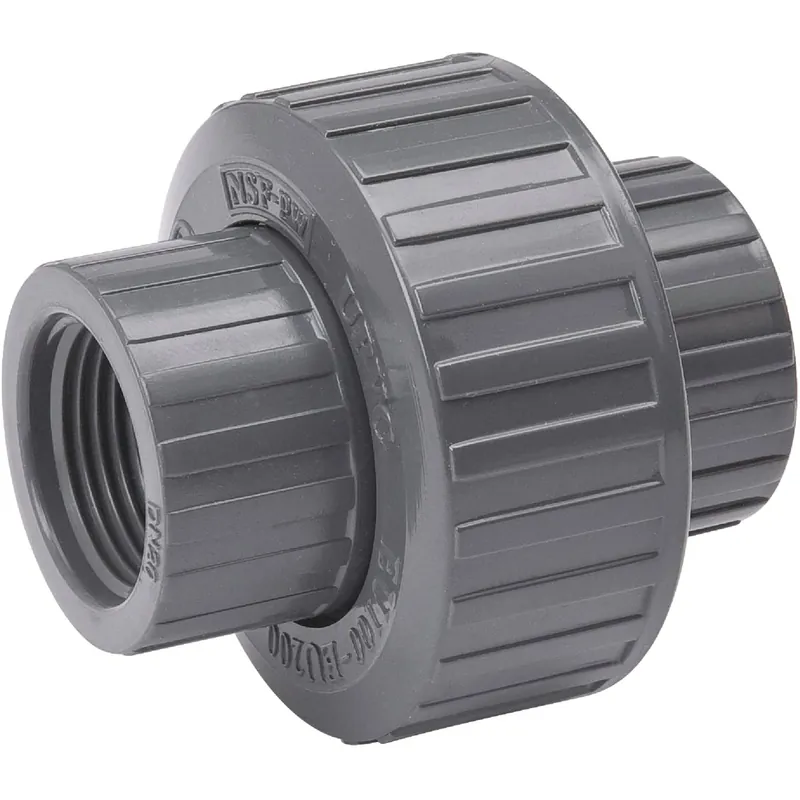 B&k Proline Schedule 80 1-1/2 In. Fpt Each X 1-1/2 In. D Threaded Pvc Union 1 Pk