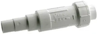 Pvc Solvent Weld Adjustable Repair Pipe Coupling, 1-1/4 In.