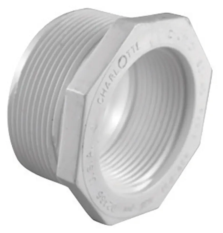 Schedule 40 1-1/2 In. Mpt X 3/4 In. D Fpt Pvc Reducing Bushing 1 Pk