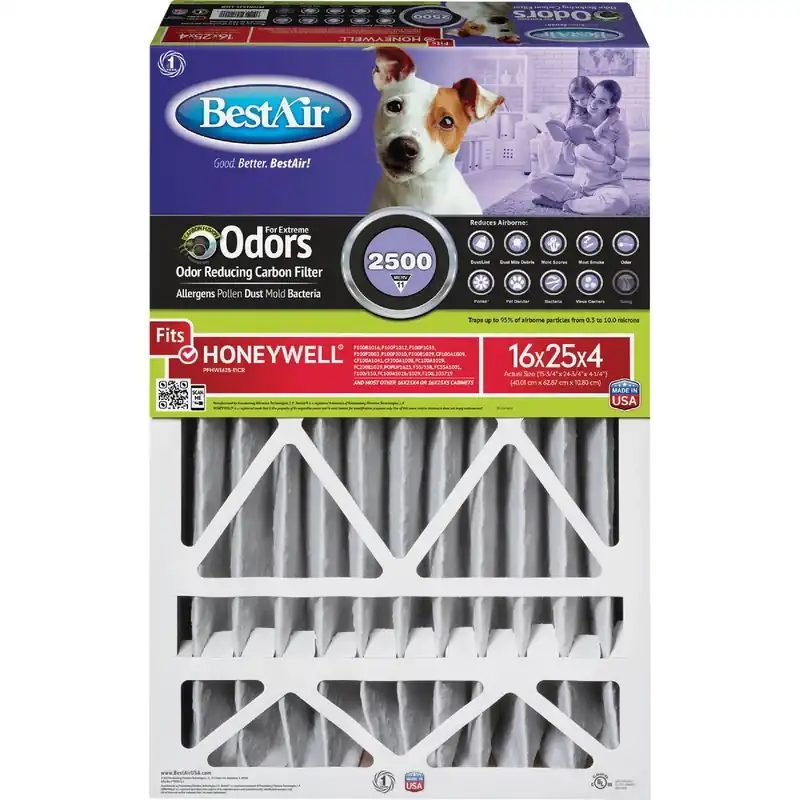 16 In. W X 25 In. H X 4 In. 11 Merv Pleated Air Filter 1 Pk