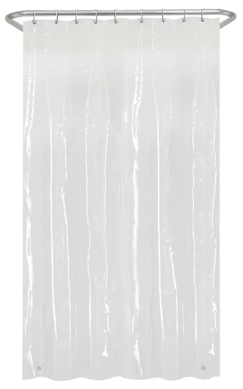78 In. H X 54 In. W Clear Solid Stall Liner Peva