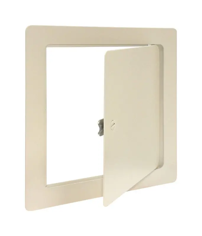 14 In. X 14 In. White Access Panel With Frame - Model 34066