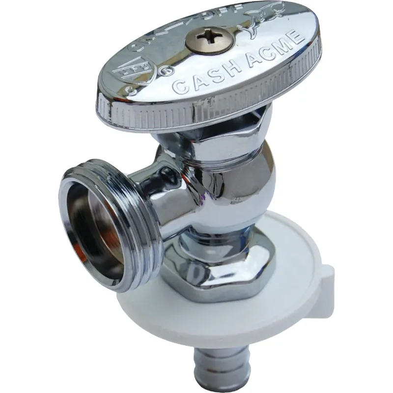 1/2 In. Pex Barb X 3/4 In. Brass Angle Stop Valve