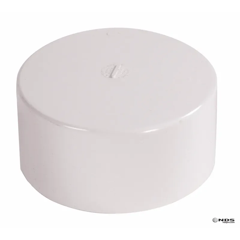 Schedule 35 6 In. Hub Each X 6 In. D Hub Pvc Drain Cap 1 Pk