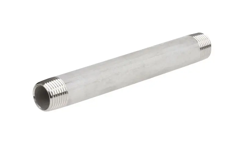 1-1/4 In. Mpt Stainless Steel 6 In. L Nipple - Lead-free
