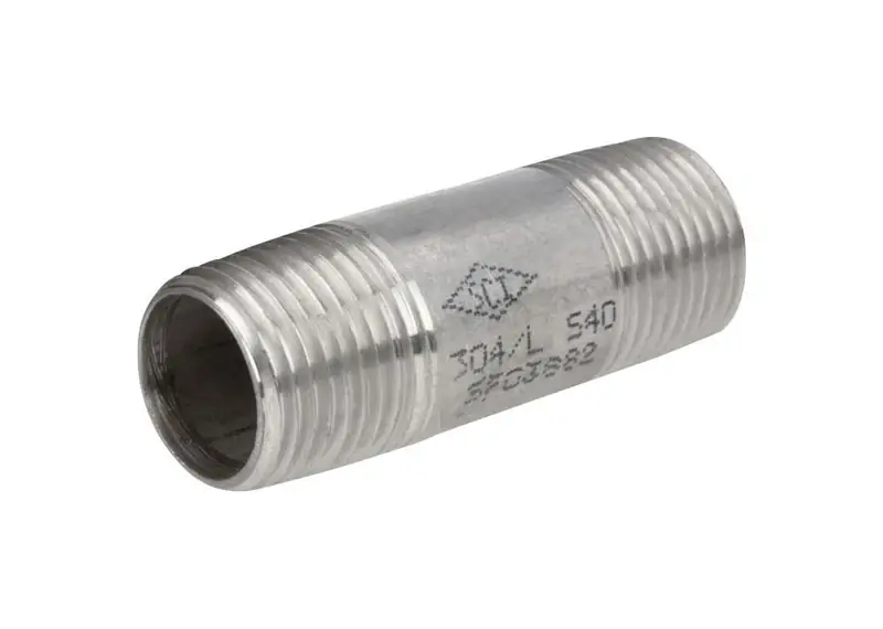 1 In. Mpt Stainless Steel 3 In. L Nipple - Lead-free, Durable, Versatile