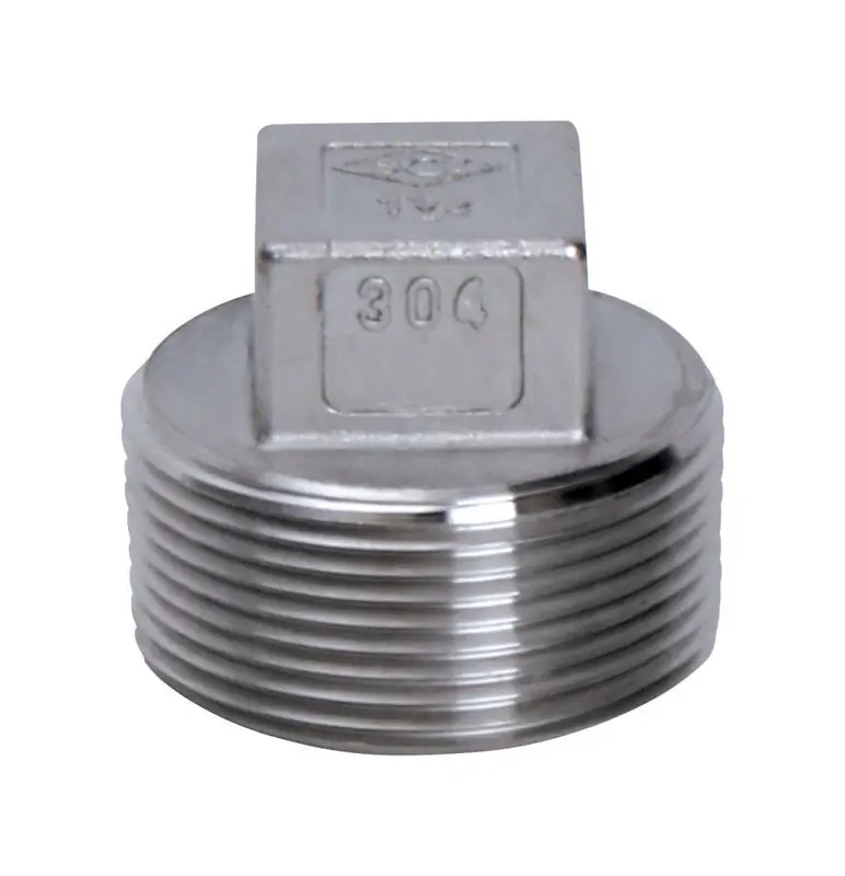 1 In. Mpt X 1 In. D Mpt Stainless Steel Square Head Plug
