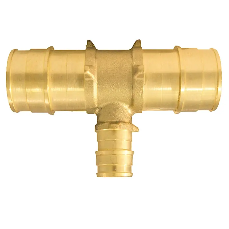 1 In. X 1 In. X 1/2 In. Barb Brass Reducing Pex-a Tee