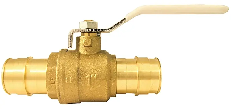 1 In. Brass Pex-a Expansion Barb Ball Valve Epxv1