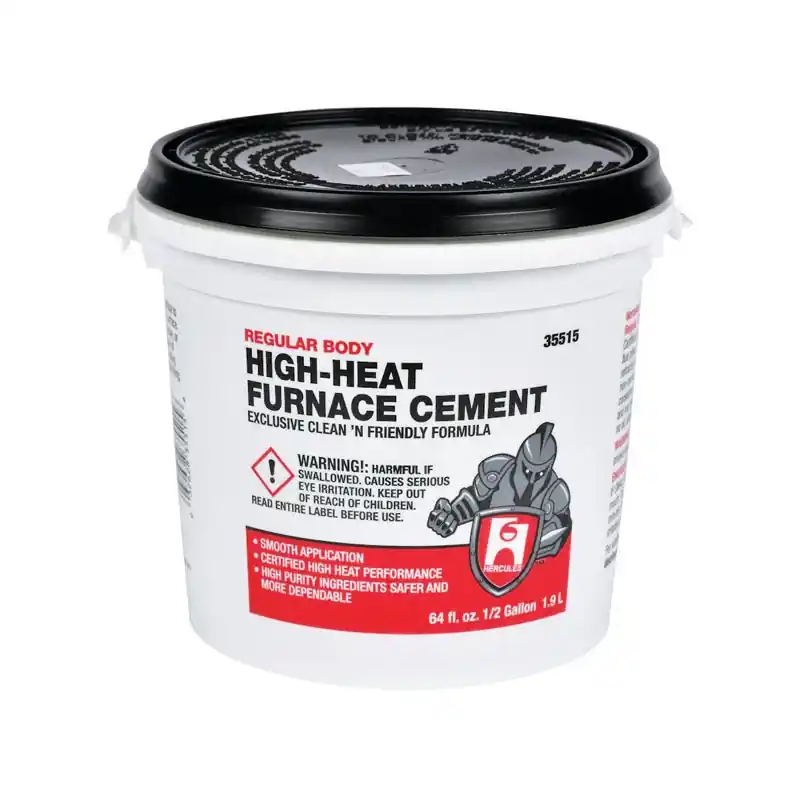 Furnace & Stove Pipe Cement, 1/2 Gallon