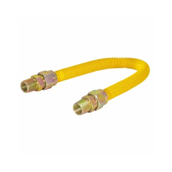 1/2 In. Fip In. X 1/2 In. D Mip 36 In. Stainless Steel Gas Connector