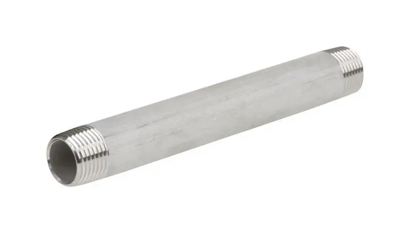 Smith-cooper 1-1/2 In. Mpt Stainless Steel 6 In. L Nipple - Lead-free