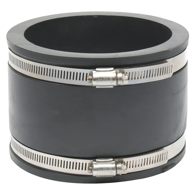 Schedule 40 4 In. Hub X 4 In. D Hub Pvc 4 In. Flexible Coupling 1 Pk