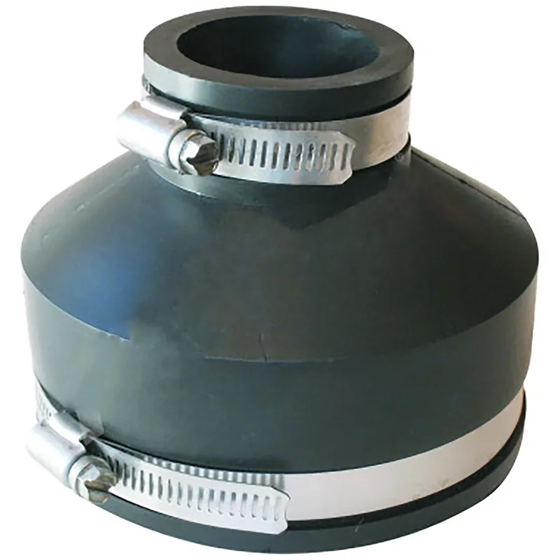Schedule 40 4 In. Hub X 1-1/2 In. D Hub Pvc Flexible Coupling 1 Pk