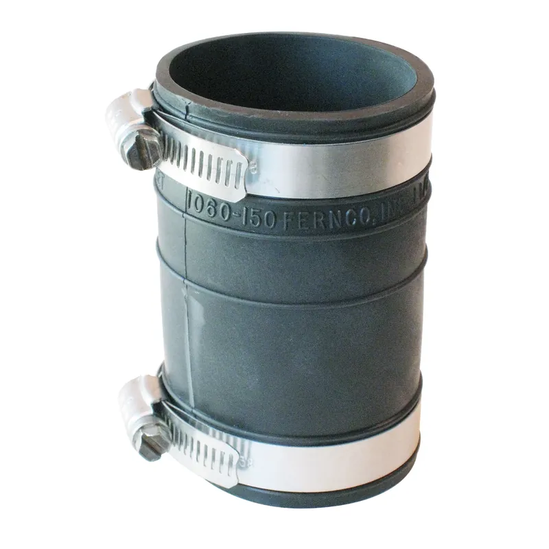 Schedule 40 1-1/2 In. Socket X 1-1/2 In. D Socket Pvc Flexible Coupling 1 Pk