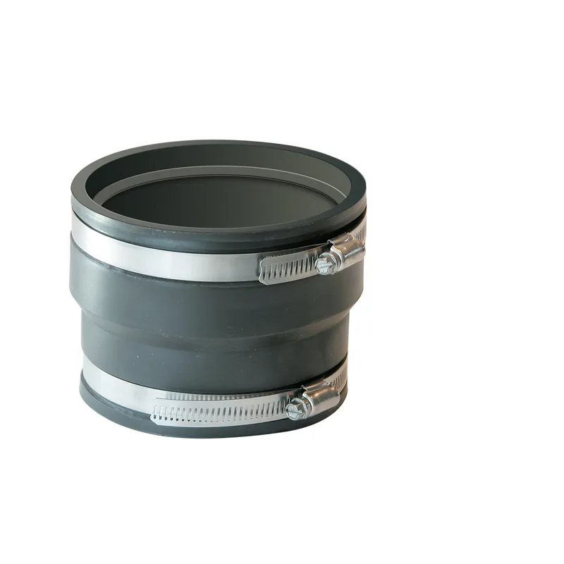 Schedule 40 3 In. Hub X 3 In. D Hub Pvc 4 In. Flexible Coupling 1 Pk