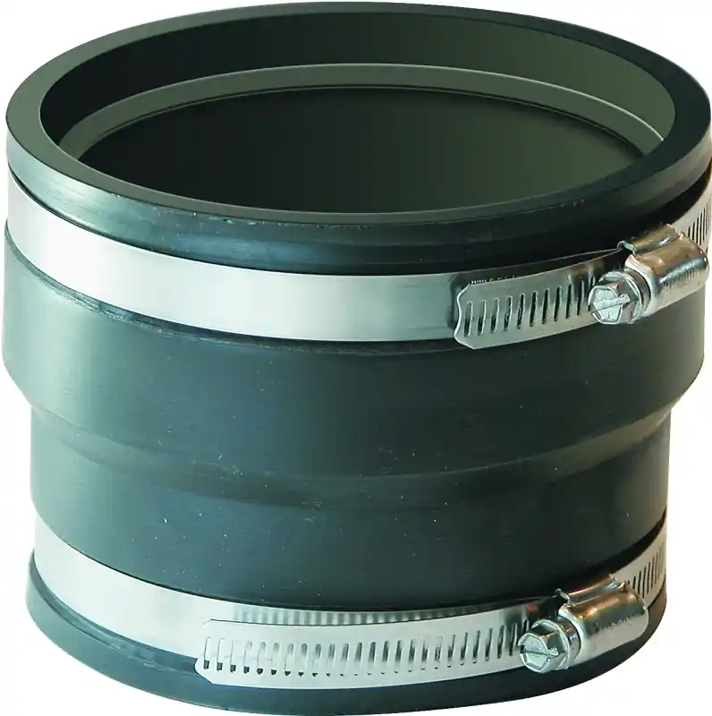 Schedule 40 4 In. Hub X 4 In. D Hub Pvc Flexible Coupling 1 Pk
