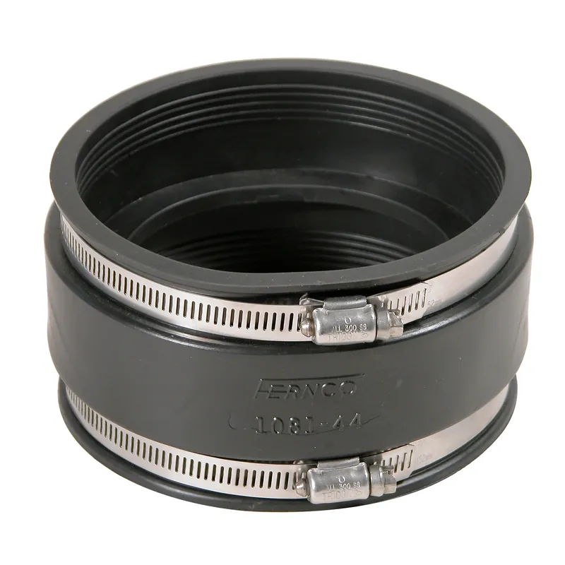 Schedule 40 4 In. Hub X 4 In. D Hub Pvc Flexible Coupling 1 Pk