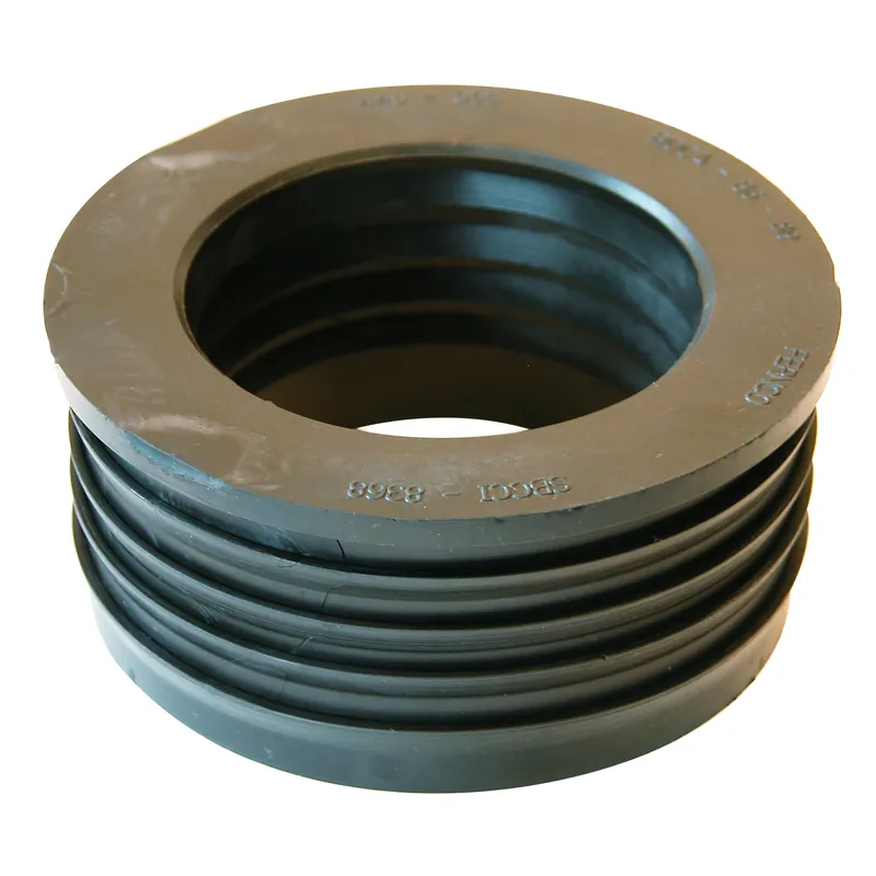 Schedule 40 4 In. Compression X 3 In. D Compression Pvc 5 In. Donut Fitting 1 Pk