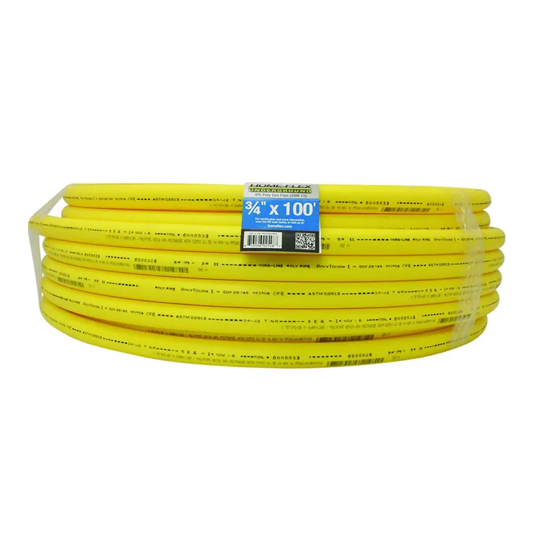 Underground Polyethylene Pipe 3/4 In. Diameter X 100 Ft. Length Plain End 80 Psi