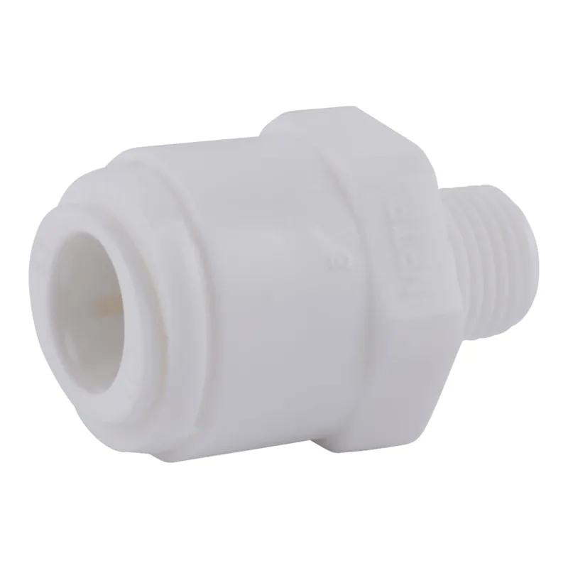 Push To Connect 3/8 In. Od X 1/8 In. D Mip Plastic Adapter