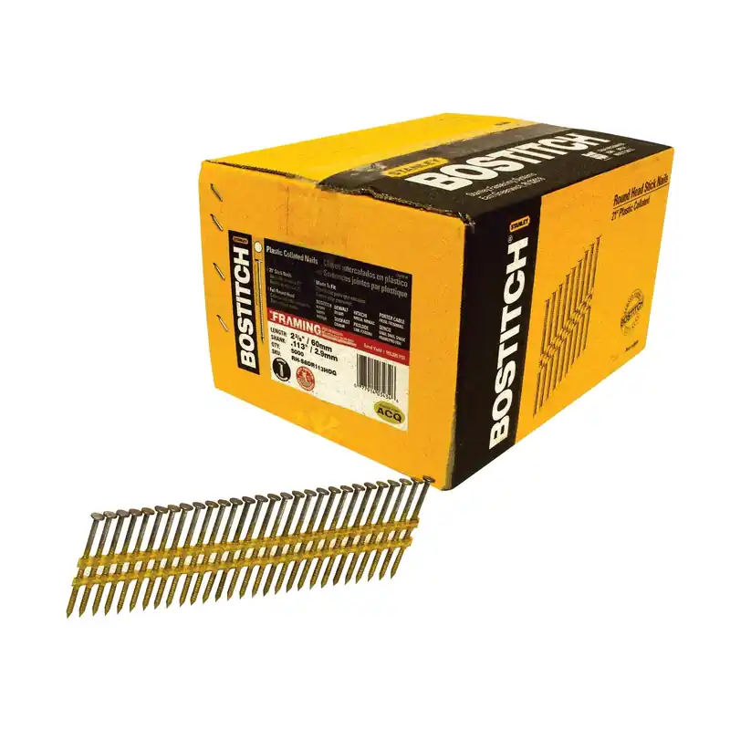 2-3/8 In. L X 10 Ga. Plastic Strip Hot-dip Galvanized Framing Nails 21 Deg 5,000 Pk