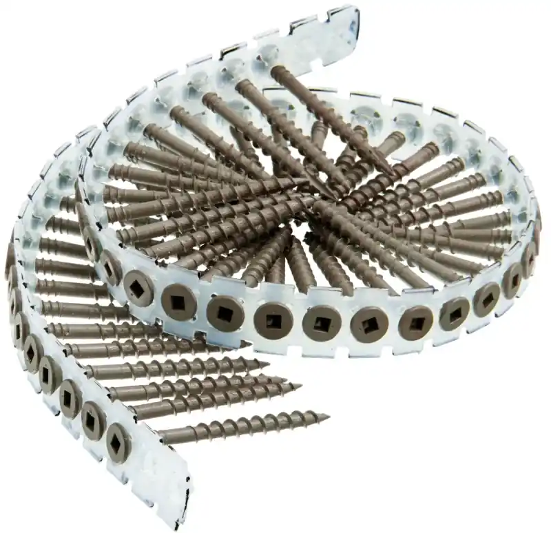 Duraspin No. 8 X 2 In. L Square Coarse Collated Wood Screws 1000 Pk