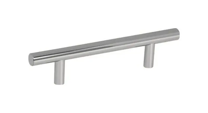 Contemporary Bar Bar Pull 3-3/4 In. Polished Nickel Silver 1 Pk