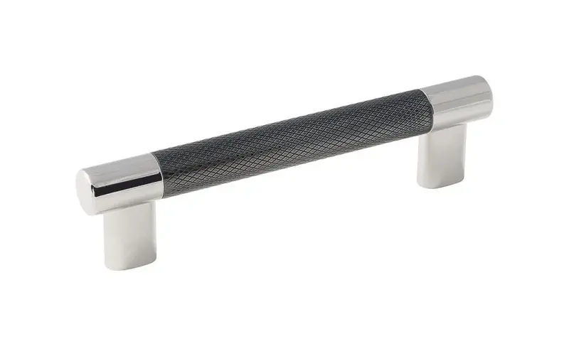 Esquire Collection Contemporary Bar Cabinet Pull 5-1/16 In. Polished Nickel Gray 1 Pk
