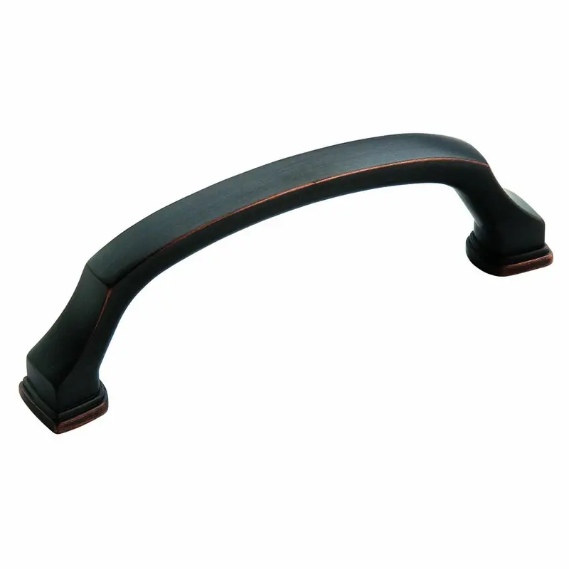 Traditional Arch Cabinet Pull 3-3/4 In. Oil Rubbed Bronze Brown 1 Pk