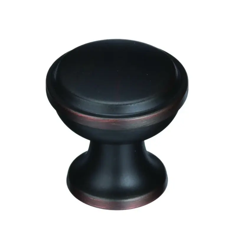 Westerly Collection Round Cabinet Knob 1-3/16 In. D 1-3/16 In. Oil Rubbed Bronze 1 Pk