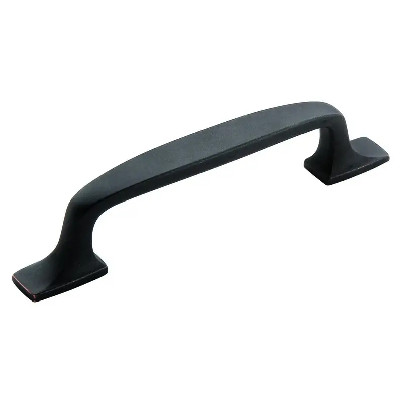 Highland Ridge Collection Transitional Arch Cabinet Pull 3-3/4 In. Dark Oiled Bronze Brown 1