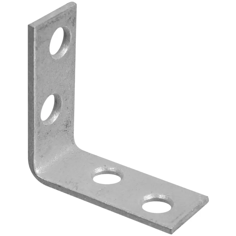 1.5 In. H X 5/8 In. W X 0.08 In. D Galvanized Steel Inside Corner Brace