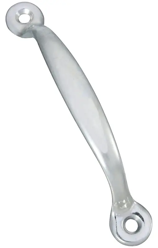 Screen Door Pull, Galvanized, 4-3/4 In.