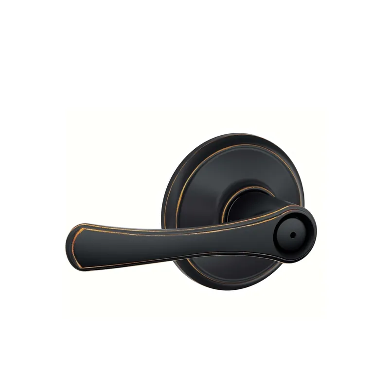 Avila Aged Bronze Bed And Bath Privacy Lever Right Or Left Handed F40vvla716