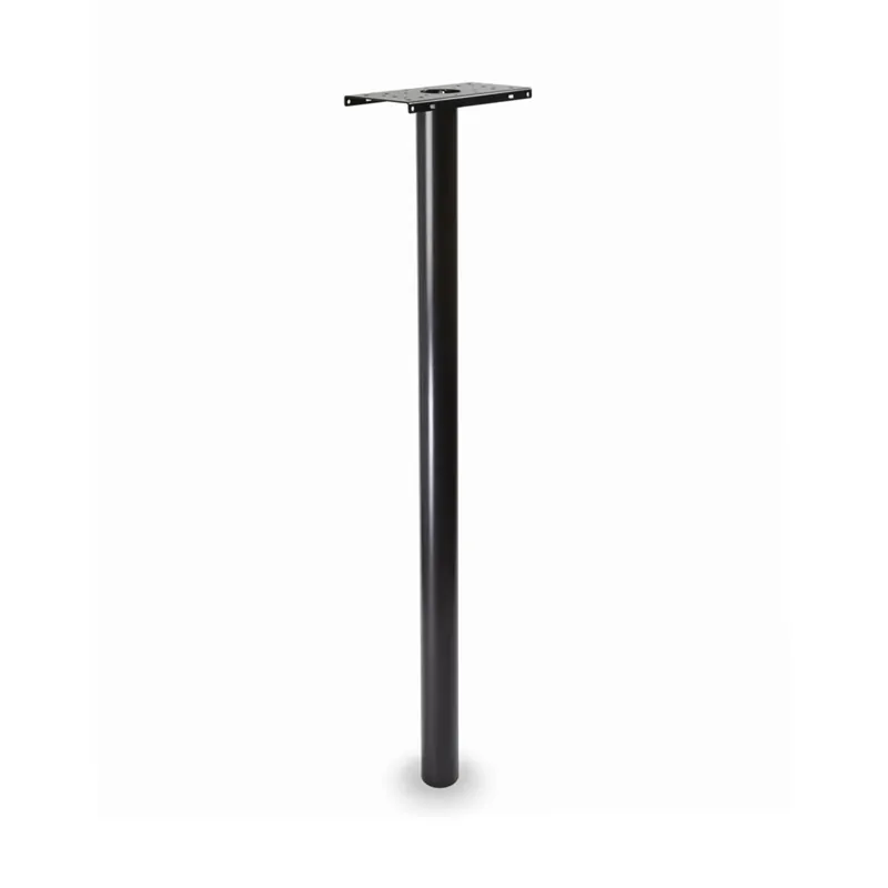 Pacifica 53.5 In. Black Powder Coated Galvanized Steel Mailbox Post