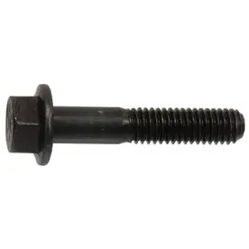 The Hillman Group 6-count 5/16-in - 18 X 2-1/2-in Black Standard (sae) Serrated Flange Hex Flange Bolts