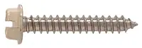 Sheet Metal Screws The Hillman Group Screws 8 1 In. Slotted Hex-head Sheet Metal Screws (20-pack) 4452