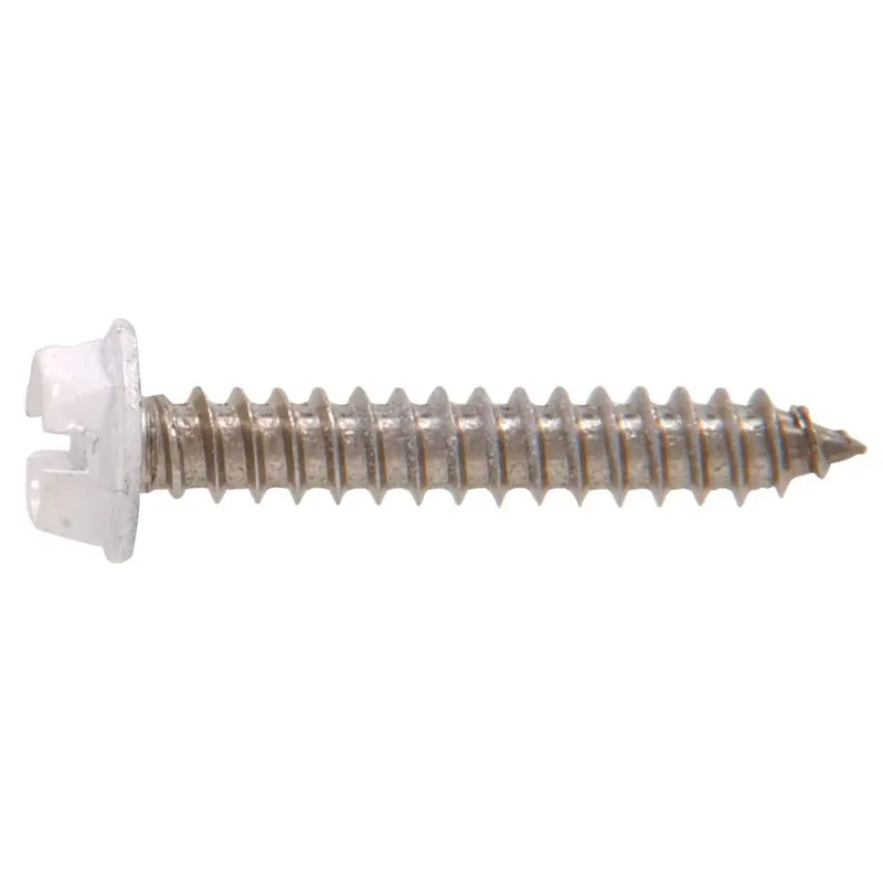 8 5/8 In. Slotted Hex-head Sheet Metal Screws (20-pack)