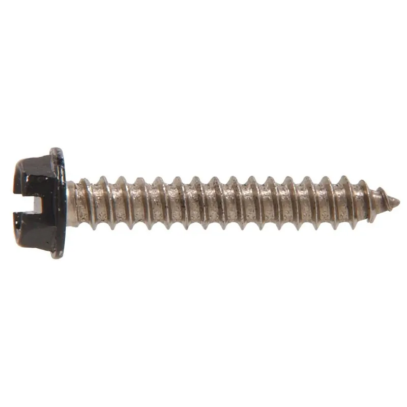 8 3/4 In. Slotted Hex-head Sheet Metal Screws (20-pack)