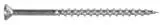 47354 10" X 3-1/2" Galvanized Deck Screw Dual Torq Drive