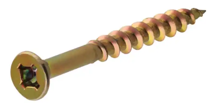 Yellow Deck Screws 8" X 1" - All Purpose, 1 Pound