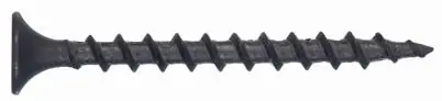 Drywall Screws, Black, Phosphate, Coarse, 6 X 1-in., 1-lb.